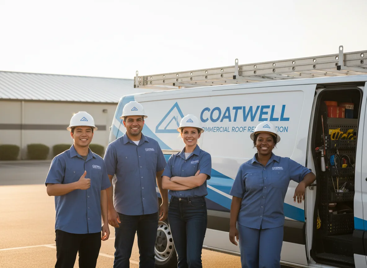 Commercial roof coating company in Trimble, OH